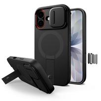 Tech-Protect Kevlar Aura MagSafe dėklas iPhone 17 – juodas
