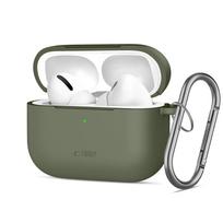 Tech-Protect silikoninis dėklas AirPods Pro – alyvuogių