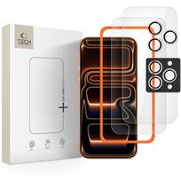 Tech-Protect Easy Set+ stiklas iPhone 16/17 Pro Max – skaidrus (3 vnt.)