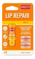 Pagrindas lūpoms O'Keeffe's Lip Repair Protect SPF 15, 4.2 g