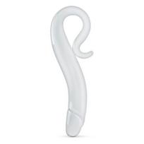 Stiklinis dildo Gildo Nr. 14 lenktas permatomas G-taško / prostatos stimuliatorius