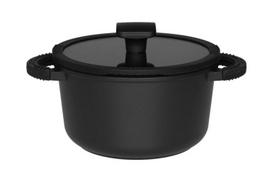 Maku puodas su dangčiu Foodie, 2,9 L, 20 cm, juodas