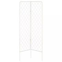 4Living Grotelė balta 145 cm – patvari metalinė atrama augalams
