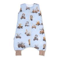 Kūdikių miego kombinezonas Albero Mio C013 Little Drivers World 1.5 TOG kvėpuojanti medvilnė