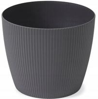 Vazonas Magnolia Jumper 140, antracito spalvos, perdirbtas plastikas