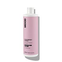 MOOD COLOR PROTECT šampūnas dažytiems, pažeistiems plaukams 1000ml Perkant Mood prekių daugiau nei už 100 eur - dovanų Mood color protect šampūnas 400 ml + kondicionierius 290 ml 27 eur vertės