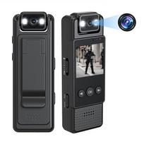 Vaizdo kamera Maža kūno kamera, 1080P, 64GB, 1.3" ekranas, 180° sukimosi, nešiojama
