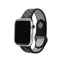 Beline Sportinis silikoninis dirželis Apple Watch 38/ 40/ 41mm juodas-pilkas