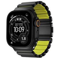 Nomad Stratos Band Apple Watch 49mm Black Titanium-Volt FKM