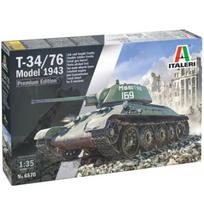 Italeri: T-34/76 Mod. 1943 aukščiausios kokybės tanko modelis, 1:35