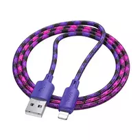 Hoco X116 data transfer and charging cable | USB-A to Lightning | 12W | 1m | purple