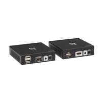 TRIPP LITE B013-HU-4K HDMI HDBaseT KVM Console Extender over Cat6 – 2 USB Ports, IR, 4K 30 Hz (130 ft.), 1080p (230 ft.)