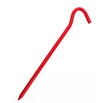 10 vnt. 18 cm palapinės kuoliukų Aliuminio apvalus palapinės kuolas Lydinio sidabriniai palapinės kuoliukai Lauko vinys Palapinės priedai 10pcs raudona