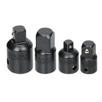 CR-V Chrome Vanadium Steel 4pcs 1/4 3/8 1/2 Reducer Sleeve High Hardness Spanner Set Converter Practical Wrench Adapter Ratchet Wrench Socket A