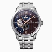 ORIENT ORIENT STAR Automatinis riešinis laikrodis RK-AV0B02Y Daugiasluoksnis skeletas Mechaninis Atvira širdis Vyriškas Rudas Pagamintas Japonijoje 2 Metai