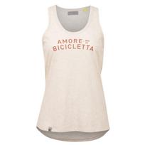 Moteriški marškinėliai Pearl Izumi Go-To Tank Natural White Heather Amor (S dydis)