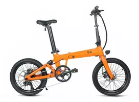 Sulankstomas elektrinis dviratis Q.ik Brema 20" (oranžinės spalvos) (demo)