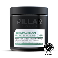 Pillar Performance trigubo magnio milteliai citrinos ir laimo skonio (indelis 200g)