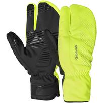 GripGrab Ride Windproof Deep Winter Lobster pirštinės | Yellow Hi-Vis