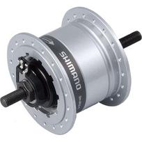 Priekinė stebulė, dinama Shimano SHIMANO 2R35-E, 6V 2.4W, 36H, (sidabrinė)