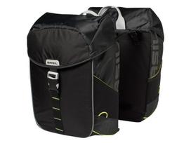 Dviračio krepšiai ant bagažinės BASIL MILES TORBA DOUBLE BAG, 34L, black lime