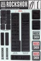 Amortizatorių lipdukai ROCKSHOX DECAL KIT 35MM STEALTH