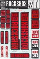 Amortizatorių lipdukai ROCKSHOX DECAL KIT 35MM OXY RED