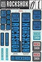 Amortizatorių lipdukai ROCKSHOX DECAL KIT 35MM WATER BLU