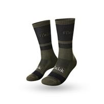 Kojinės FIZIK SOCKS OFF-ROAD ARMY/BLACK (FZKSOCKSOF6110)