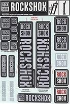 Amortizatorių lipdukai ROCKSHOX DECAL KIT 35MM POLAR GREY