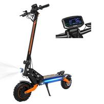 iScooter W12 Visureigis 1500*2 Dvigubo Variklio Elektrinis Paspirtukas 52V25Ah Baterija 11 Colių Visureigio Padangos 72KM/H Maksimalus Greitis 130KM Nuotolis Escooter