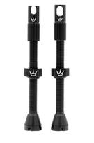 Bekamerinės sistemos ventiliai PEATY S X CHRIS KING (MK2) TUBELESS VALVES - 60MM / BLACK WORKSHOP PACK (26 PCS) (PTV2-60-BLK-W26)