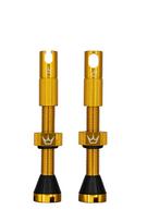 Ventiliai PEATY S X CHRIS KING (MK2) GOLD TUBELESS VALVES - 42MM (PTV2-42-GLD-12)