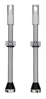Bekameriniai ventiliai PEATY S X CHRIS KING (MK2) SILVER TUBELESS VALVES - 80MM (PTV2-80-SIL-12)