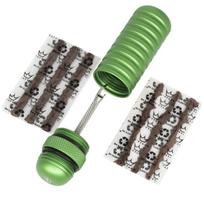 Bekamerinės sistemos remonto komplektas PEATY S HOLESHOT TUBELESS PUNCTURE PLUGGER KIT - EMERALD (PPR-TPP-EMR-12)