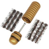 Bekamerinės sistemos remonto komplektas PEATY S HOLESHOT TUBELESS PUNCTURE PLUGGER KIT - MANGO (PPR-TPP-MNG-12)