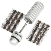 Bekamerinės sistemos remonto komplektas PEATY S HOLESHOT TUBELESS PUNCTURE PLUGGER KIT - SILVER (PPR-TPP-SIL-12)