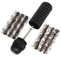 Bekamerinės sistemos remonto komplektas PEATY S HOLESHOT TUBELESS PUNCTURE PLUGGER KIT - BLACK (PPR-TPP-BLK-12)