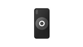 Adapteris telefonui universalus priklijuojams Fidlock VACUUM uni phone patch pusiau skaidrus
