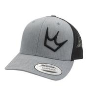 PEATY S PUBWEAR TRUCKER CAP CROWN GREY / BLACK (PPW-CAP-CWN-GRY)