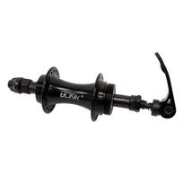 Galinė stebulė U-Link GL-B08R // 36H, V-Brake, užsukamam žvaigždžių blokui, 135 mm, su QR (juoda)