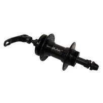 Galinė stebulė U-Link GL-B10R-QS // 32H, diskiniams 6 varžt., užsuk, 135 mm, su QR (juoda)