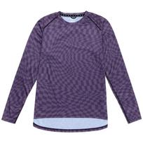 TLD WOMENS LS JERSEY LILIUM TWISTED CHECKERS DEEP PURPLE (35851601)
