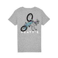 PEATY S KIDSWEAR TRIKO S KRÁTKÝM RUKÁVEM - CAN CAN / GREY (PKW-25-TEE-CAN-MGH)