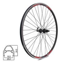 Galinis ratas Sunstart 28  // V-Brake, 36H, kasetė, greitveržlė, aliuminis