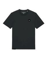 PEATY S PUBWEAR TRIKO S KRÁTKÝM RUKÁVEM EMBROIDERED CROWN / BLACK (PPW-25-TEE-CWN-BLK)