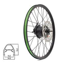 Galinis ratas 20  // su Shimano Nexus E-Bike 5pav. stebule, 32H, su st. disku, be kniedžių, dvigubas, aliuminis