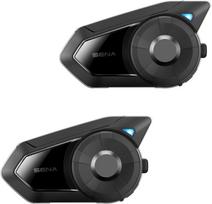 SENA 30K motociklo „Bluetooth“ laisvų rankų įranga, tinklelio domofonas, HD garsiakalbiai, Dviguba pakuotė