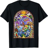 Legend of Zelda Wind Waker Kargaroc Stiklinis Grafinis Marškinėliai Marškinėliai S juoda