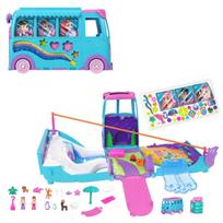 Figūrėlių rinkinys, su priedais Mattel Polly Pocket Pet Mobile Adventure JCC22, įvairių spalvų